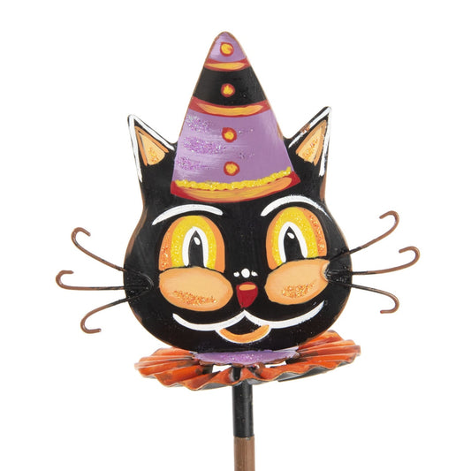 vintage cat finial round top collection 