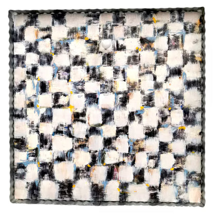 Display Board White Checked- 3 Colors