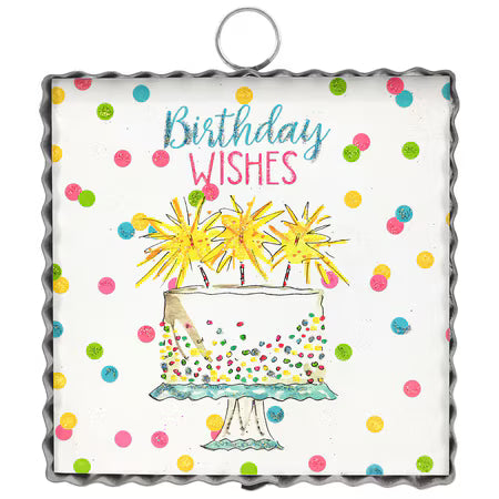 Round Top Print Mini Birthday