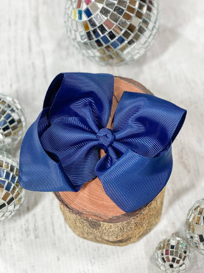 Hair Bow Classic Grosgrain Alligator Clip 4.5"