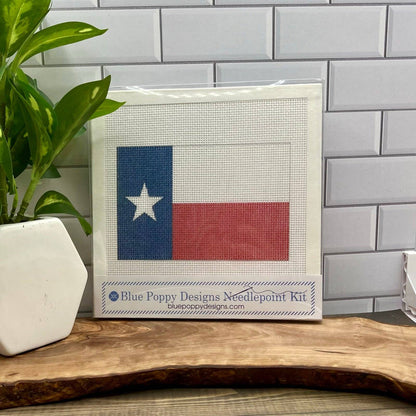 Needlepoint Kit Texas State Flag Design