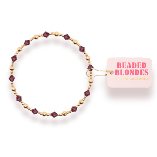 June Plum Purple Bracelet