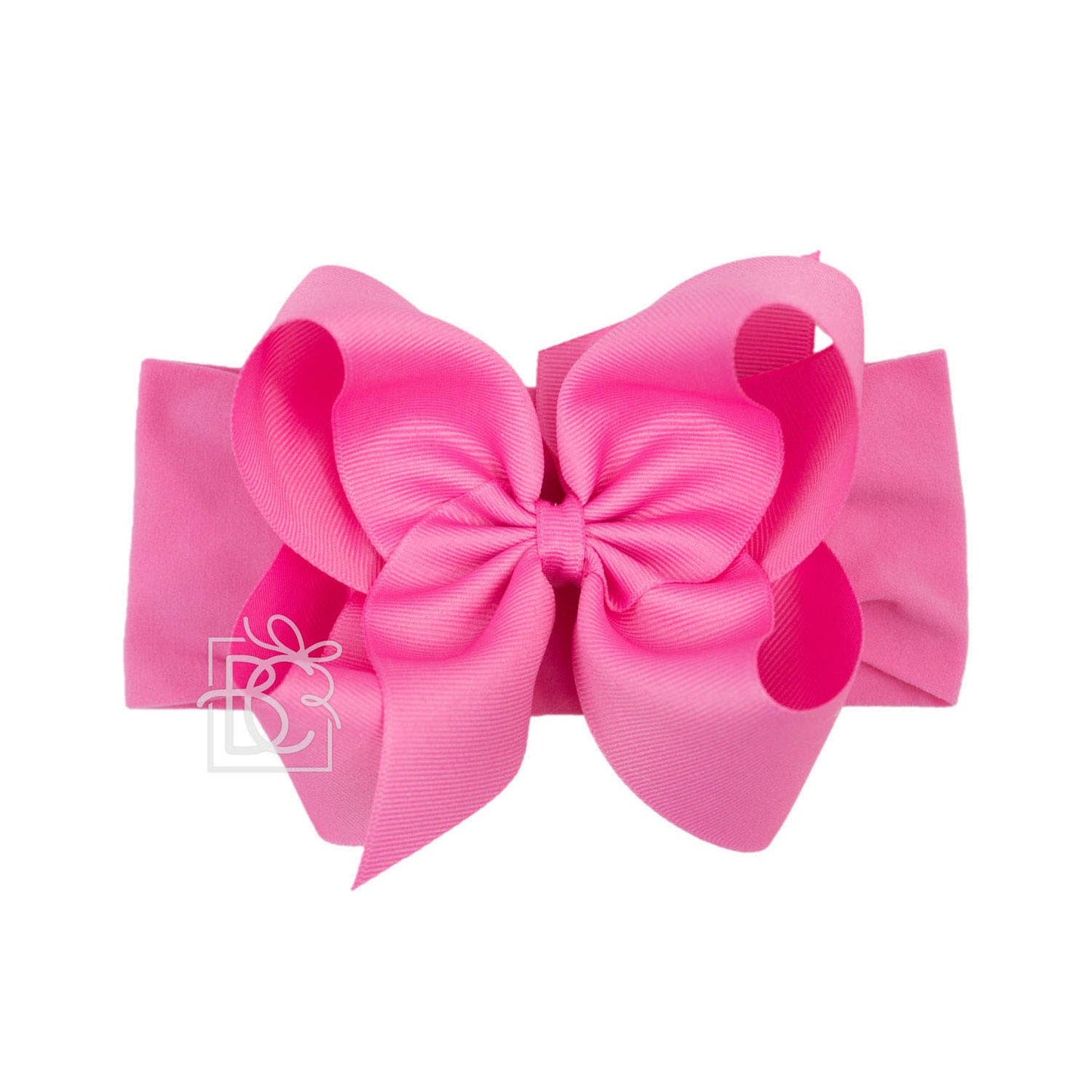 Hair Bow WIDE PANTYHOSE HEADBAND W/CLASSIC GROSGRAIN