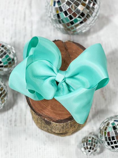 Hair Bow Classic Grosgrain Alligator Clip 4.5"