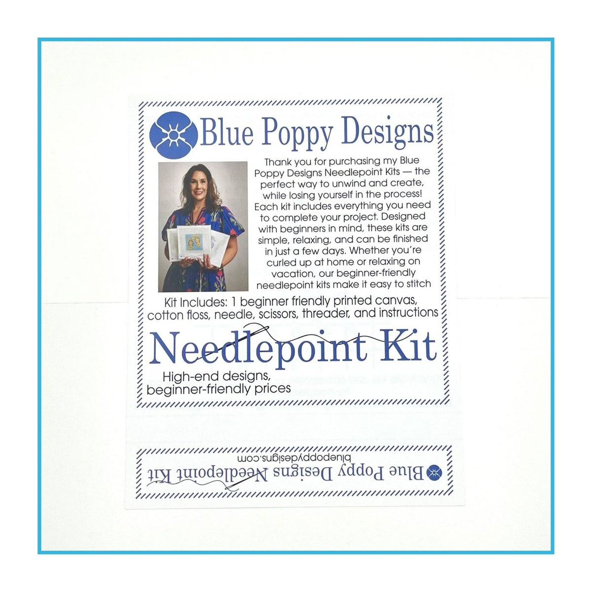 Needlepoint Kit Bee Design