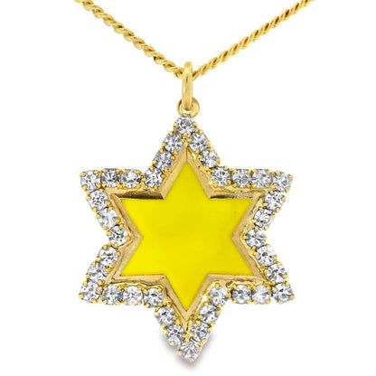 Neon Star of Davids