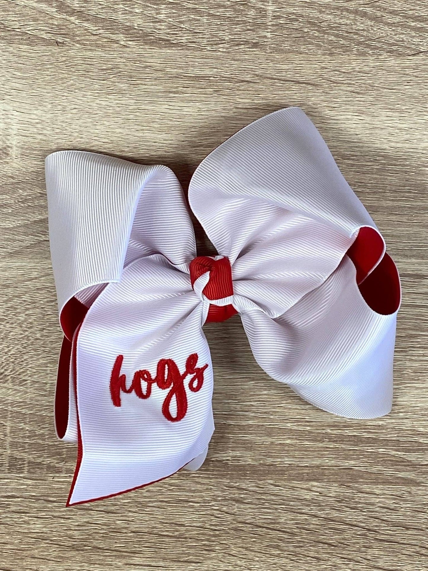 Hair Bow Double Layer School Spirit  Game Day Team