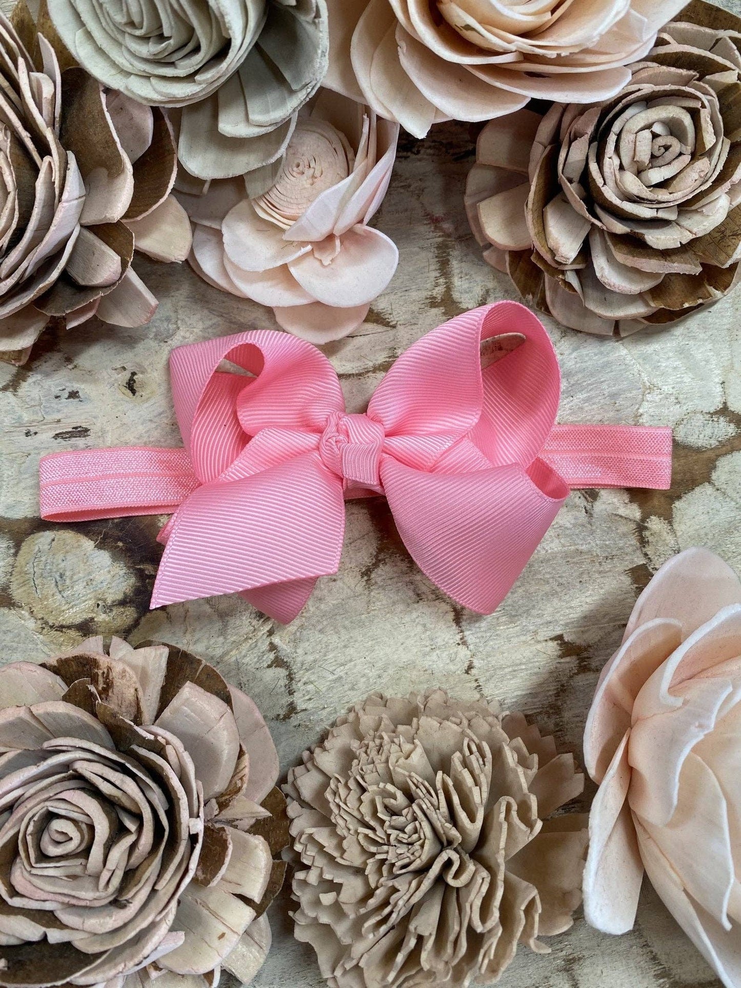 Hair Bow Essential Grosgrain - Headband - 4"
