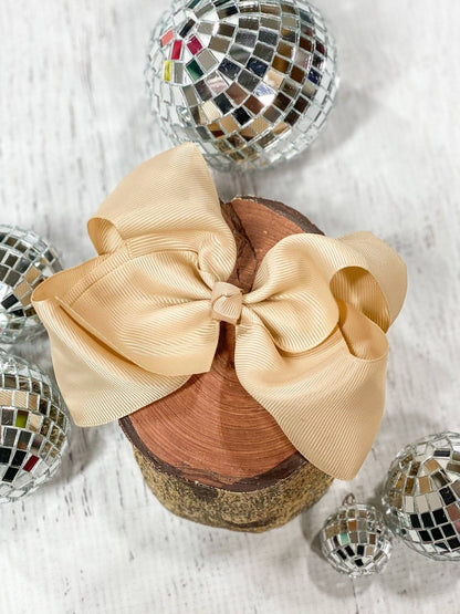 Hair Bow Classic Grosgrain Alligator Clip 4.5"