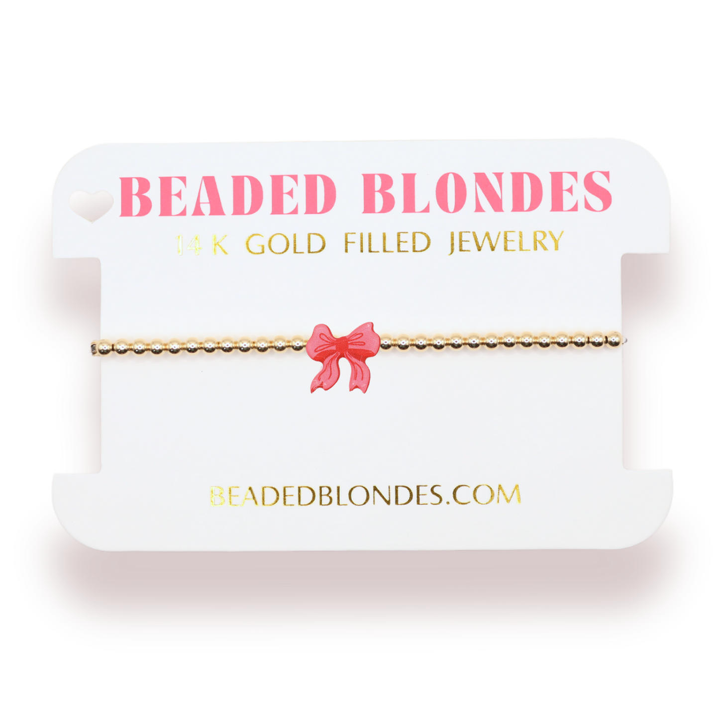 Bracelet Bow Red Holiday