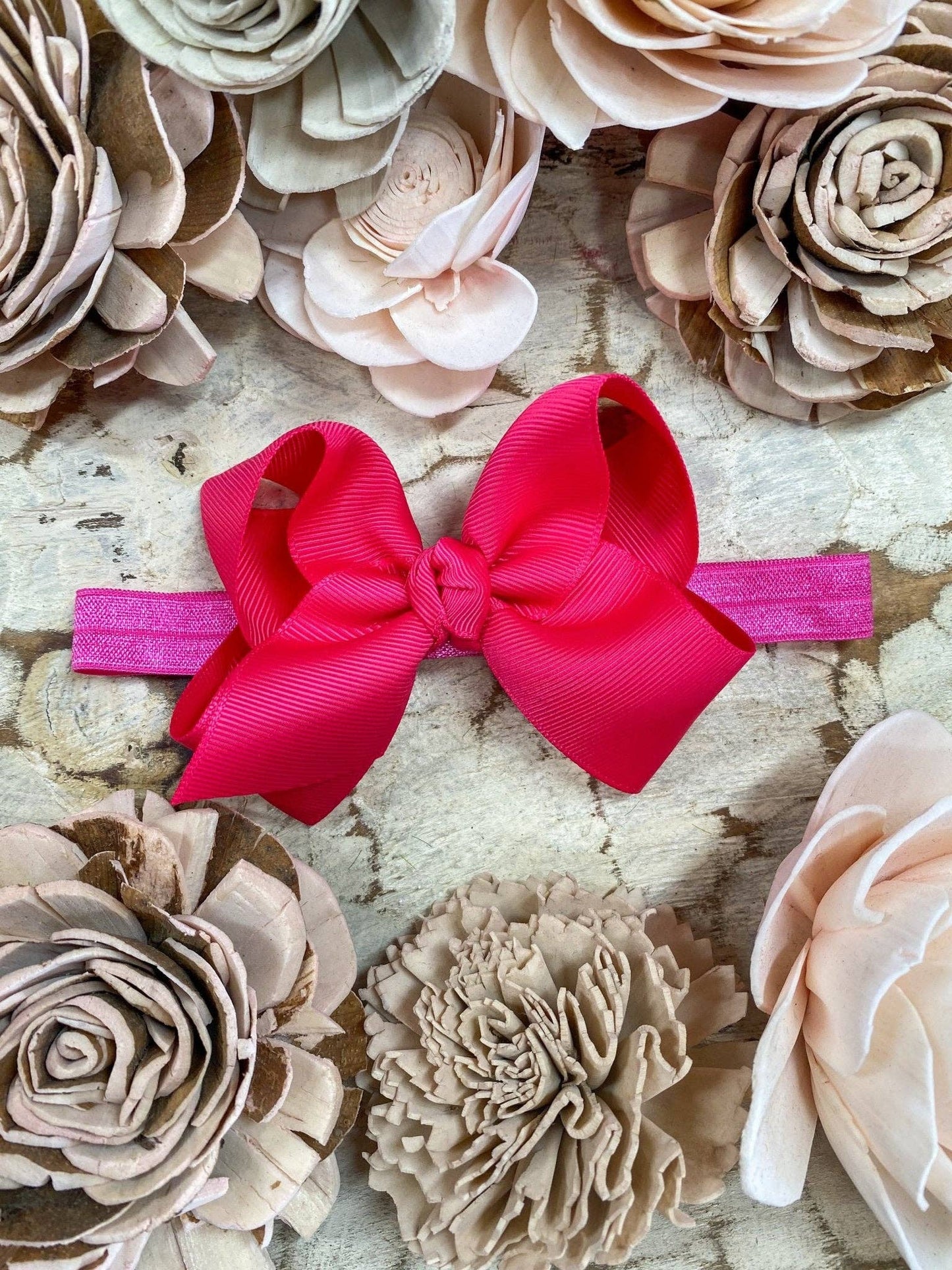 Hair Bow Essential Grosgrain - Headband - 4"