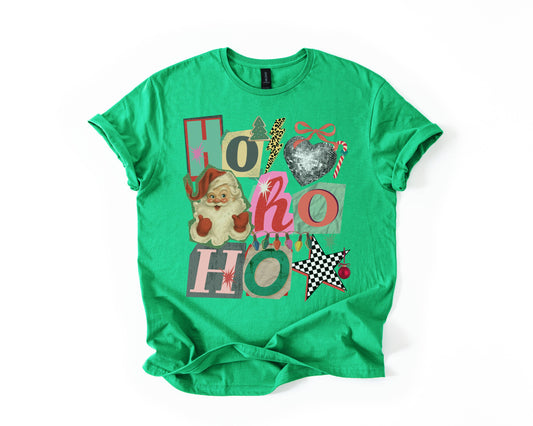 green ho ho ho tee 