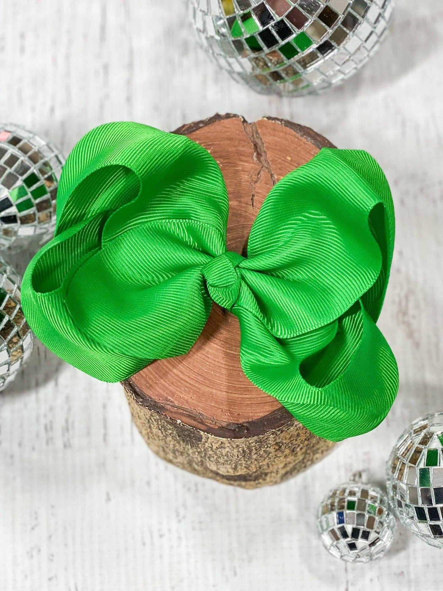 Hair Bow Classic Grosgrain Alligator Clip 4.5"