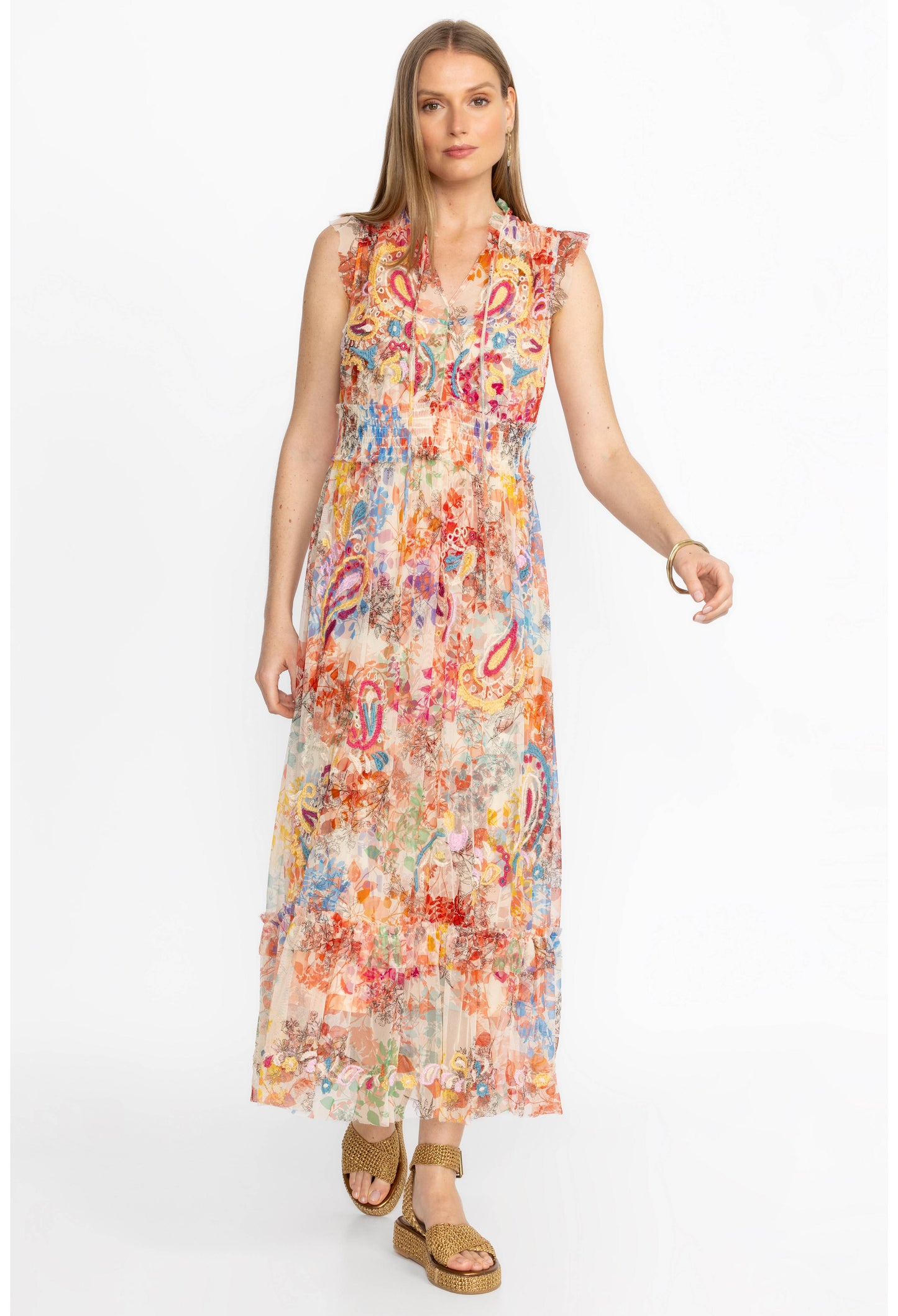 DRESS MAZZY TIE SLIP LEAFY