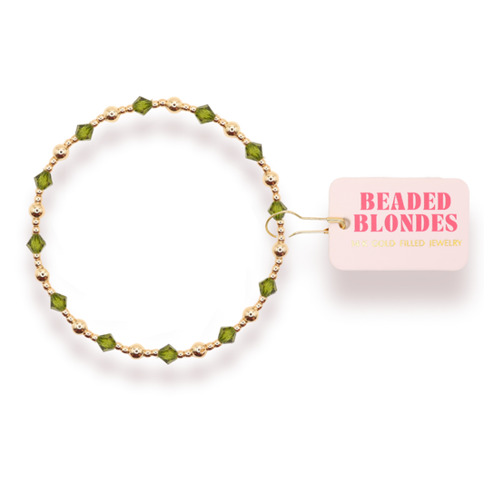 June Bracelet Olive Green
