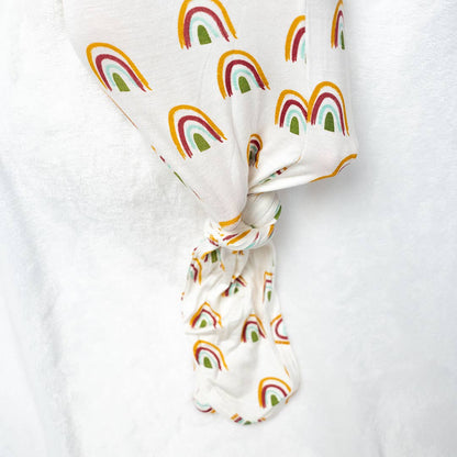 Gown Rainbow Baby Bamboo Knotted BabyNewborn Baby Gift Set