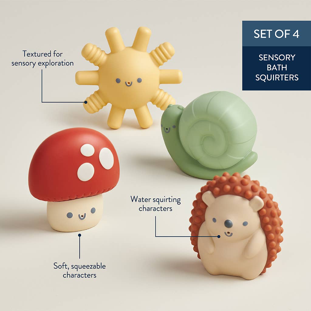 Bath Toys Itzy Squirt™ 4-pack Soft Squeeze