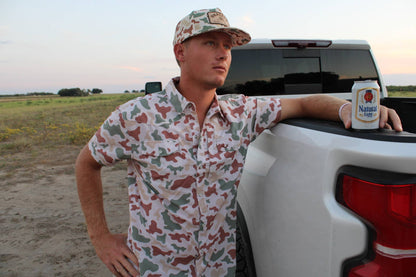 Shirt Pearl Snap Camo Short Sleeve