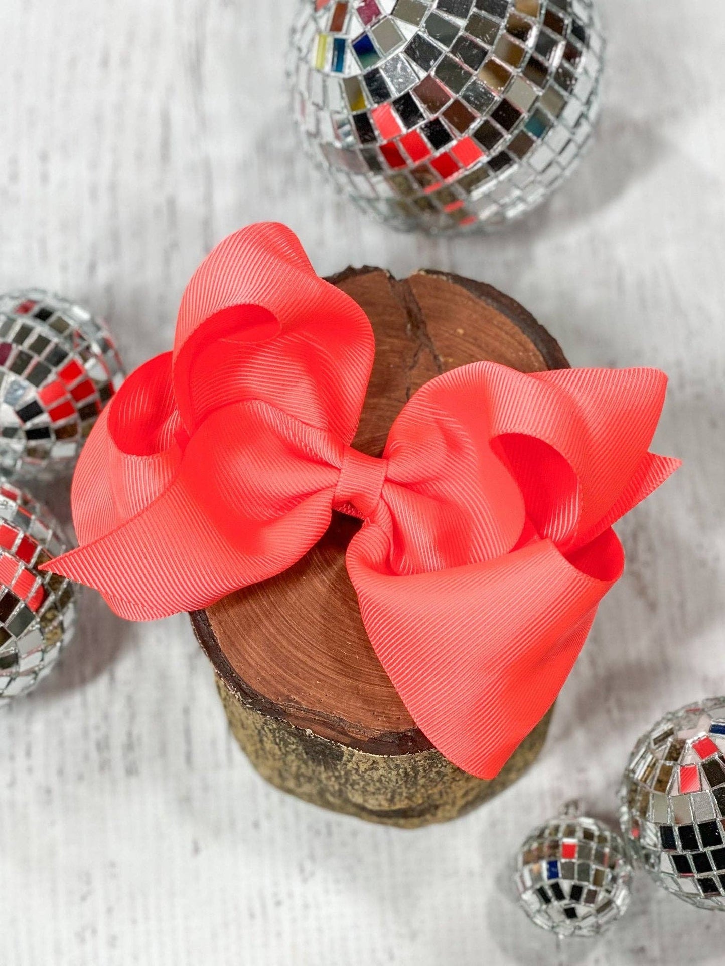 Hair Bow Classic Grosgrain Alligator Clip 4.5"