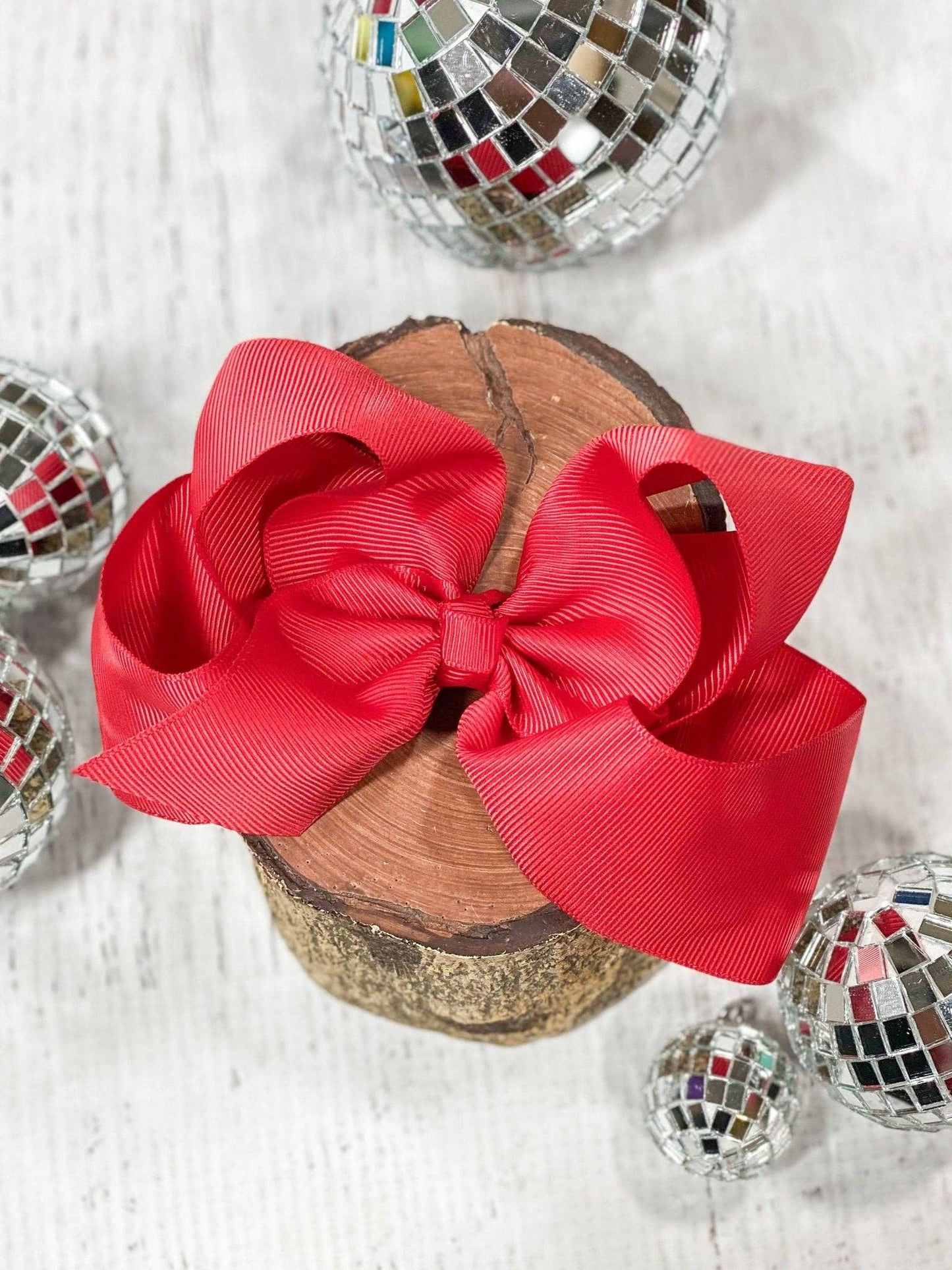 Hair Bow Classic Grosgrain Alligator Clip 4.5"