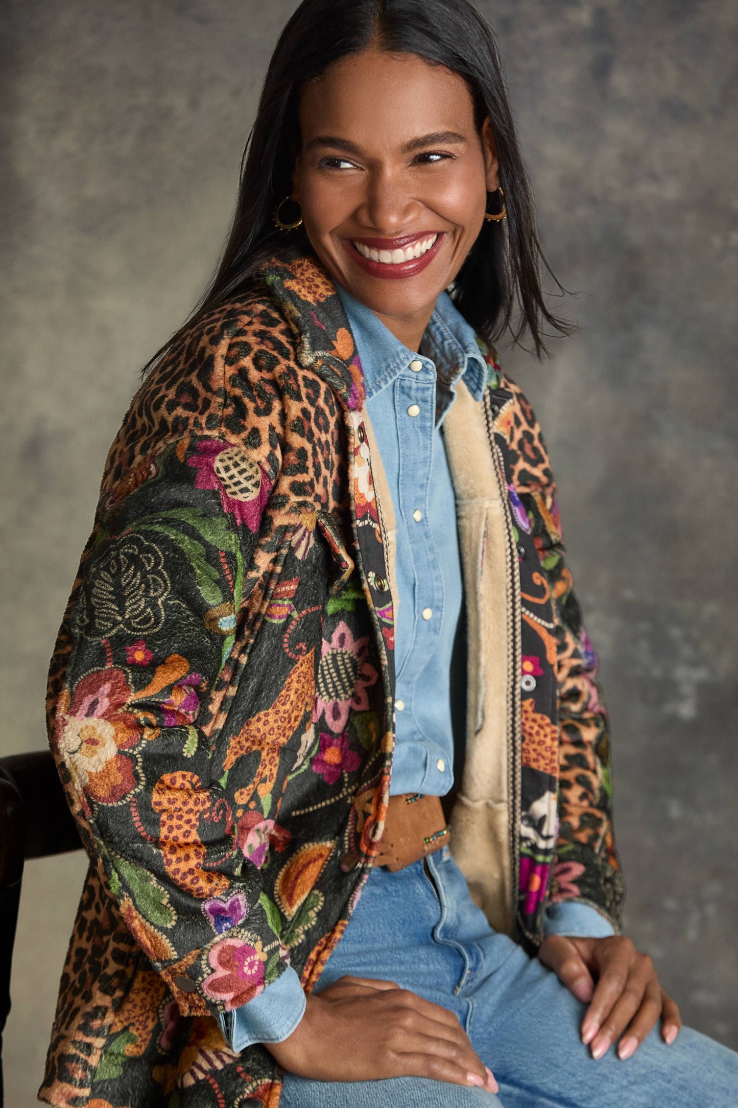 JACKET AMELIE SHERPA TRUCKER - MAXIMA