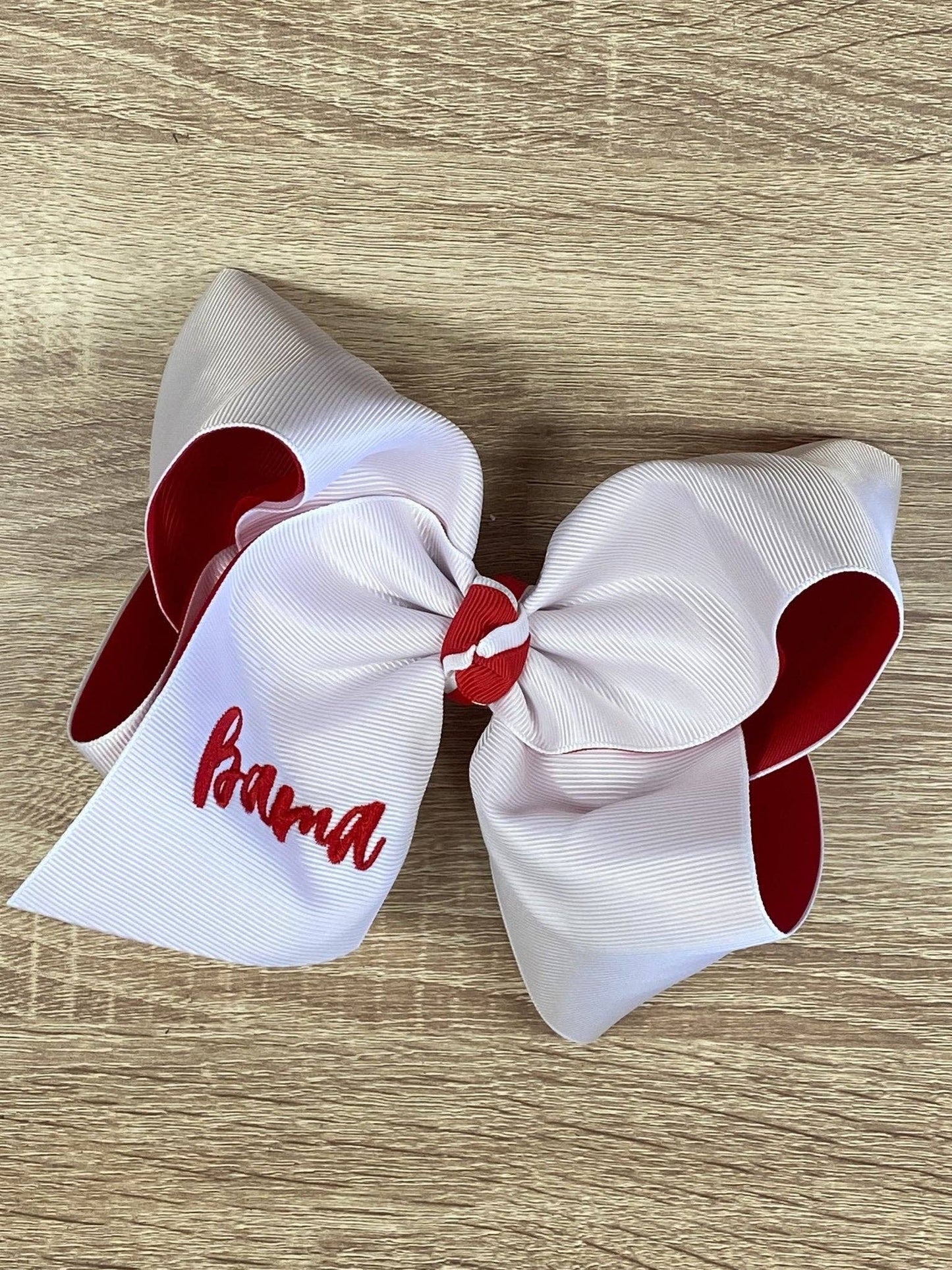 Hair Bow Double Layer School Spirit  Game Day Team