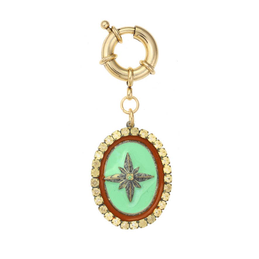 Mint North Star Charm
