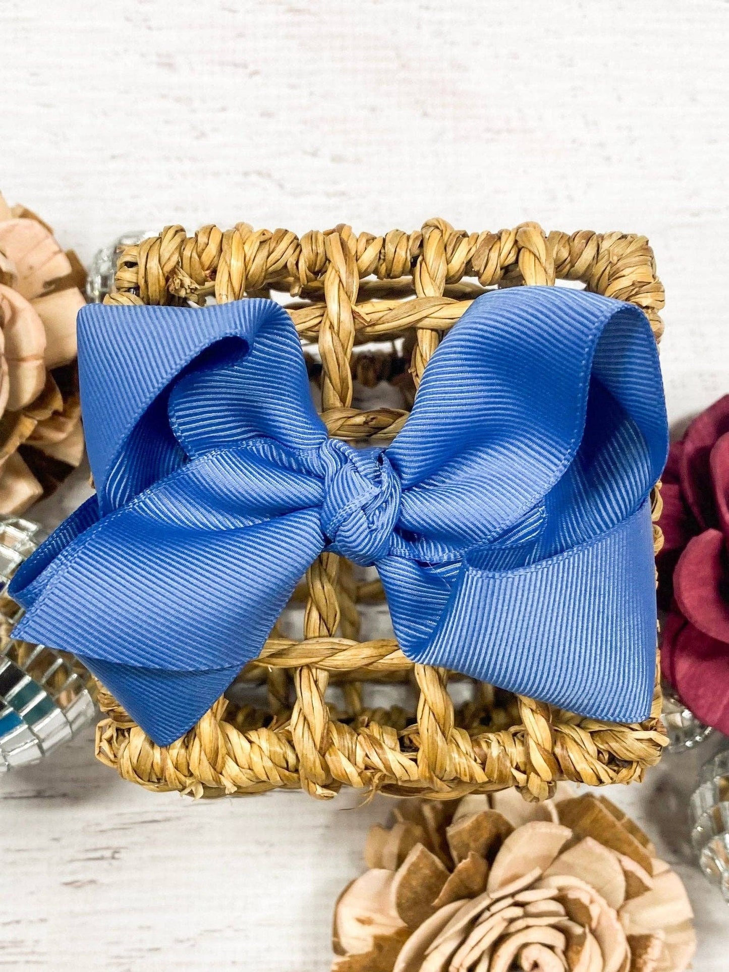 Hair Bow Essential Grosgrain Alligator Clip 4"