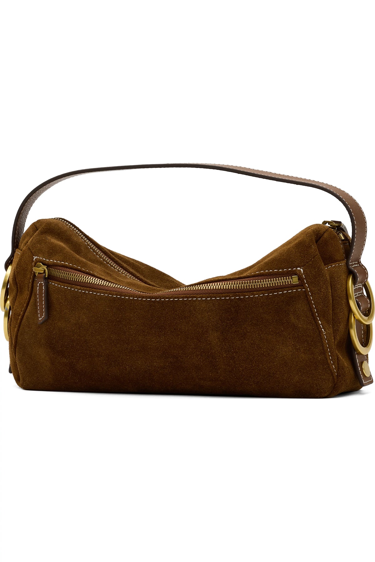 Hammitt DOXIE MED Cinnamon Suede / Antique Gold HAND BAG