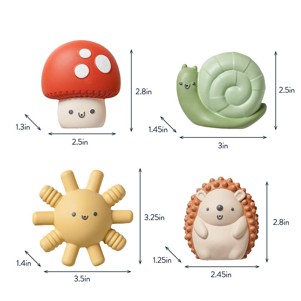 Bath Toys Itzy Squirt™ 4-pack Soft Squeeze