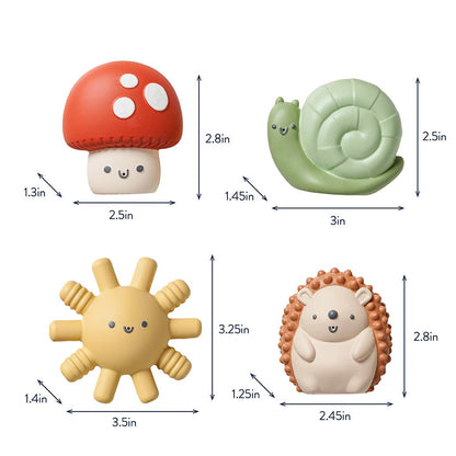 Bath Toys Itzy Squirt™ 4-pack Soft Squeeze