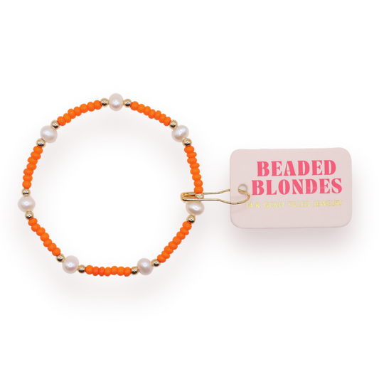 Pearl Orange Bracelet