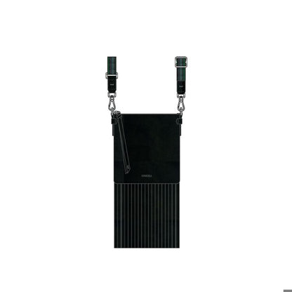 black crossbody with fringe 