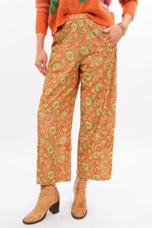 orange and yellow pants