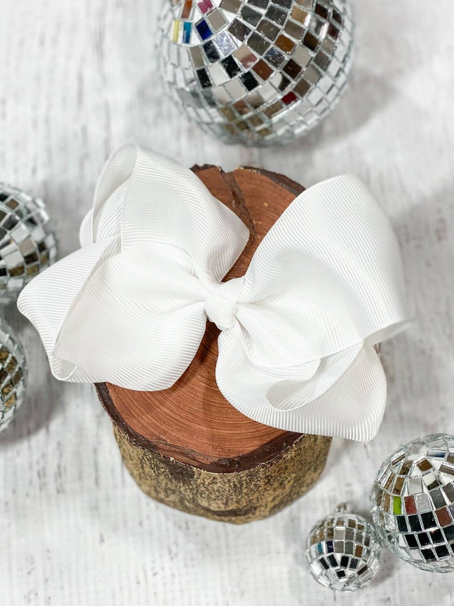 Hair Bow Classic Grosgrain Alligator Clip 4.5"