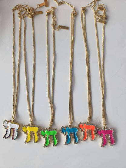 Neon Chai Necklaces