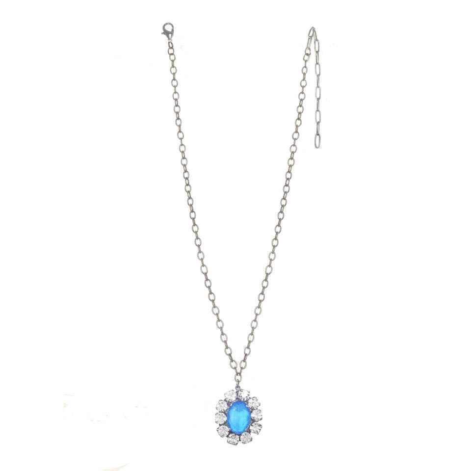 Edith Pendant Necklace in Electrics