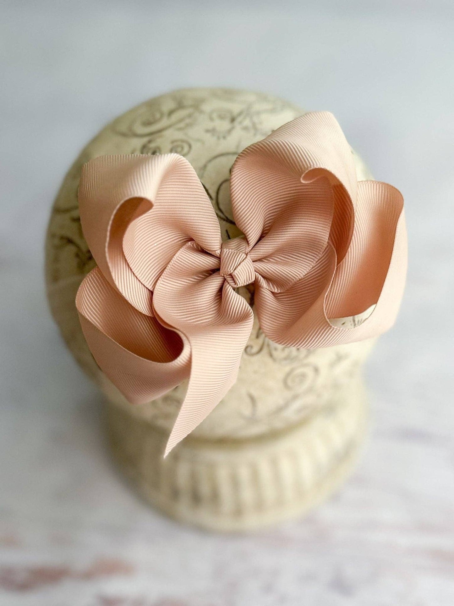 Hair Bow Classic Grosgrain - Satin Headband - 4.5"