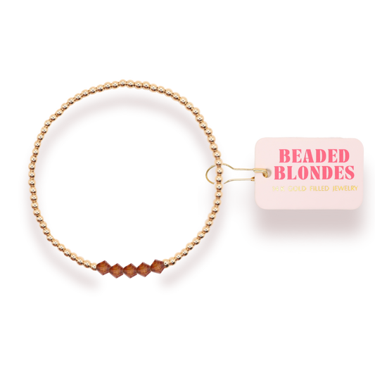 Kim Burnt Orange Bracelet