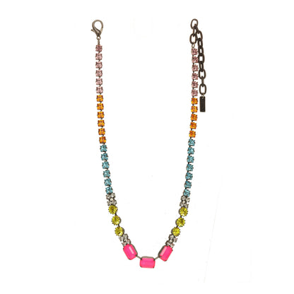 Vika Necklace in Gunmetal