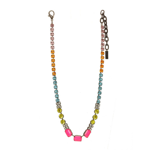 Vika Necklace in Gunmetal
