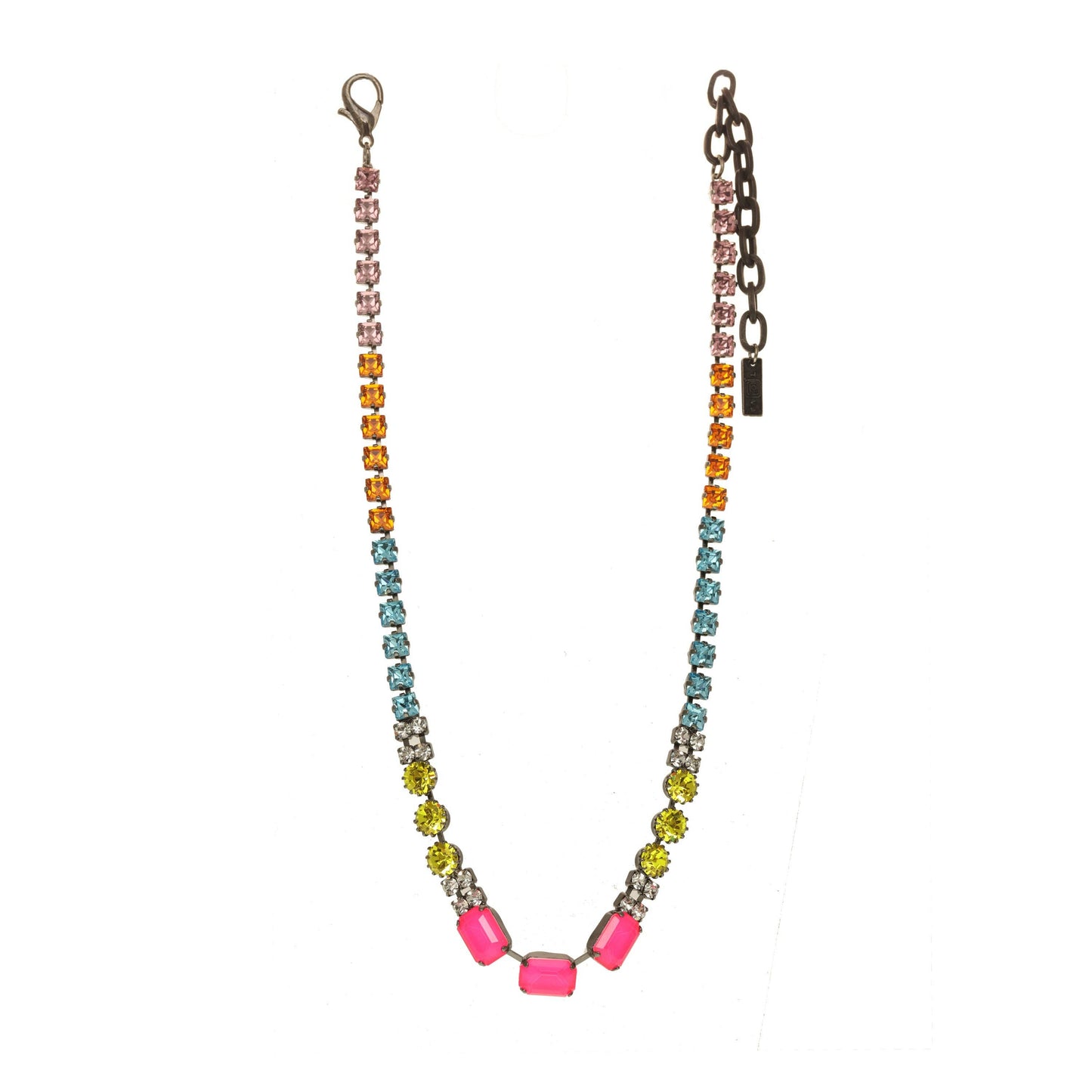 Vika Necklace in Gunmetal
