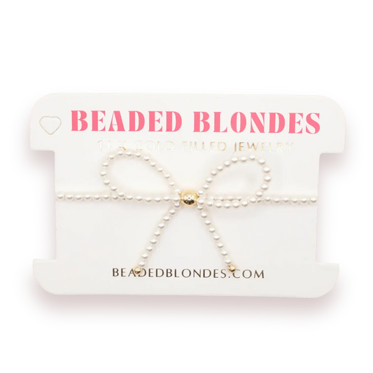 Bow Pearl Bracelet
