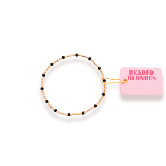Poppi Bracelet Black Dainty