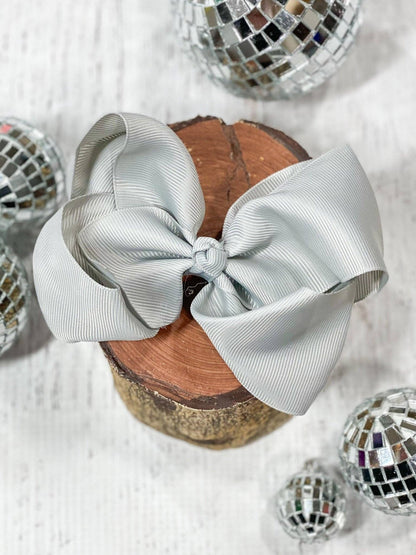 Hair Bow Classic Grosgrain Alligator Clip 4.5"
