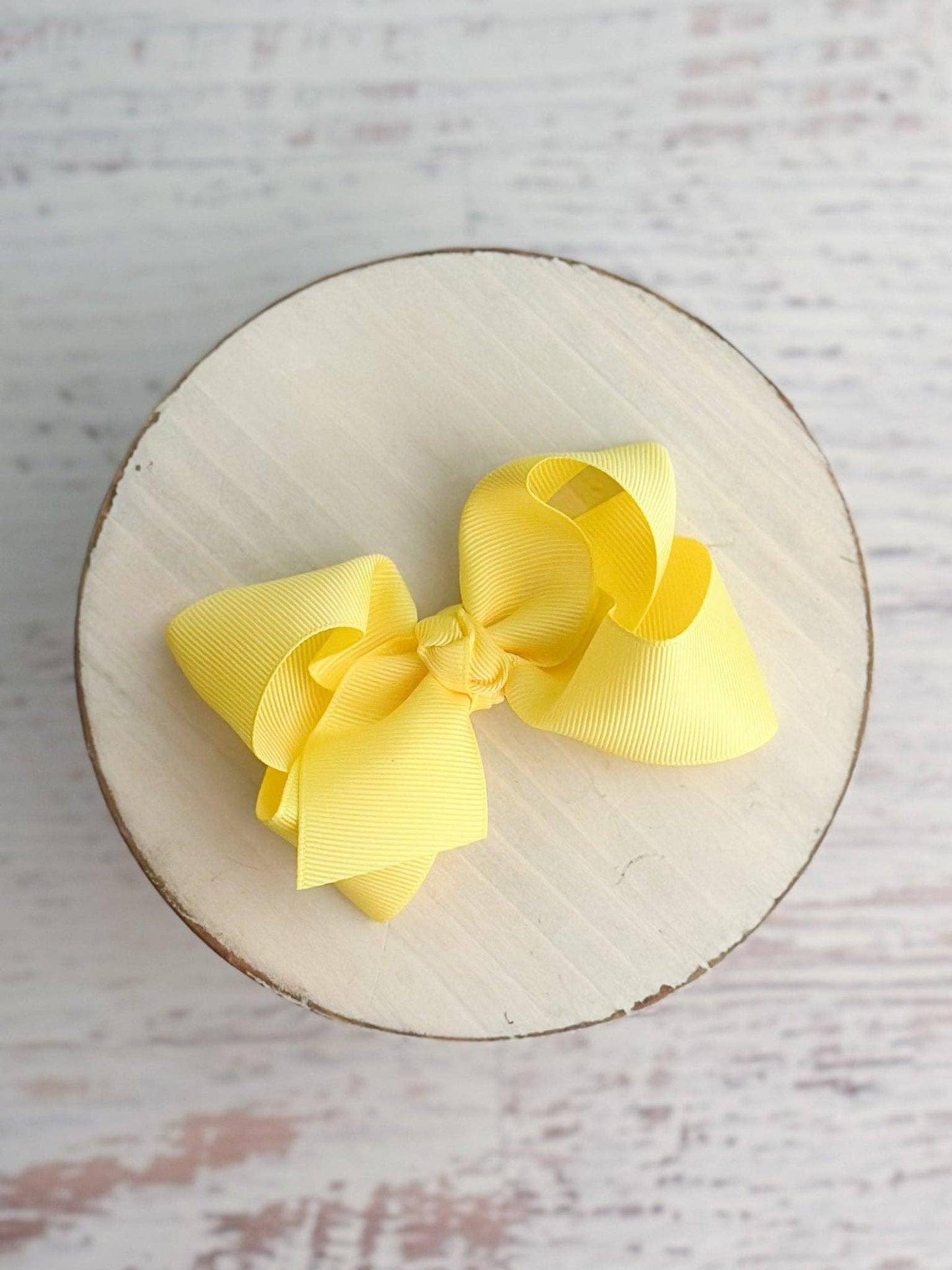 Hair Bow Essential Grosgrain Alligator Clip 4"