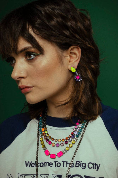 Vika Necklace in Gunmetal
