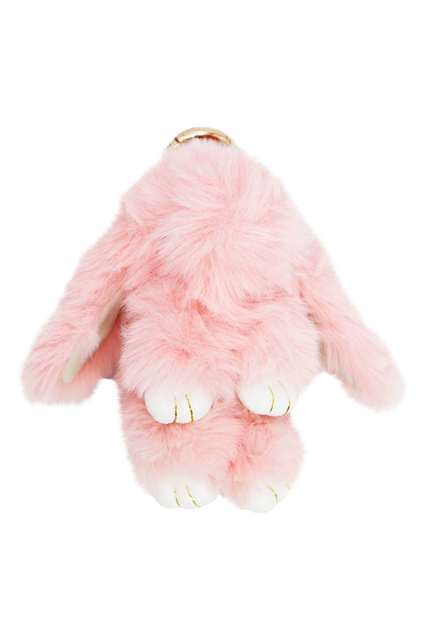 Key Chain Bunny Rabbit Fuzzy Faux Fur Plush Doll