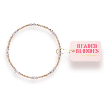 Bracelet ILY Dainty in Gold with Silver