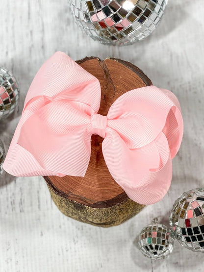 Hair Bow Classic Grosgrain Alligator Clip 4.5"